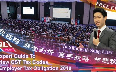 An Expert Guide To The New GST Tax Codes And Employer Tax Obligation 2018 (Sibu Station)